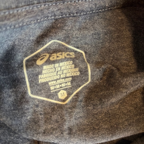 ASICS Men's Short Sleeve Tee T-Shirt Size M Star and Stripes NWOT - Picture 4 of 4